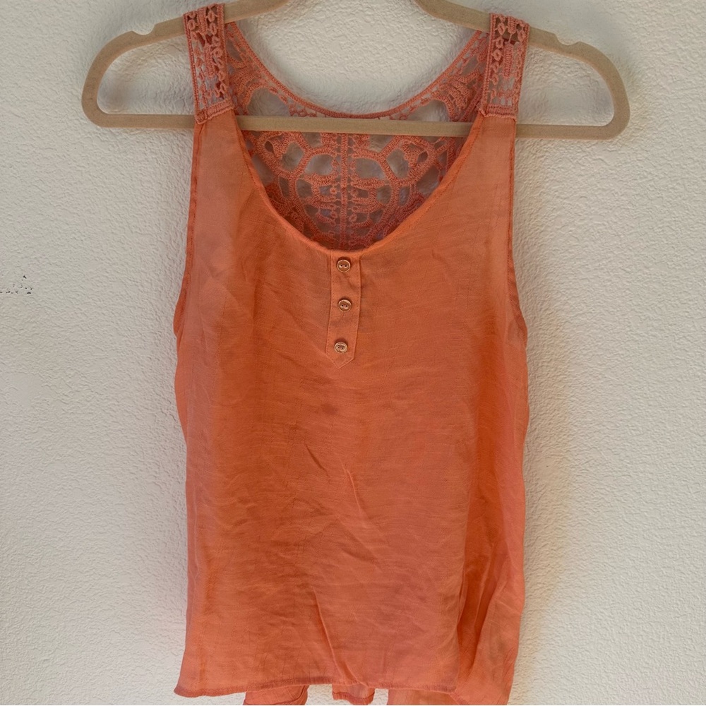 Adam Levine‎ Collection Coral Lace Tank Top Medium